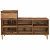 vidaXL Shoe Cabinet Old Wood 102 x 36 x 60 cm Engineered Wood