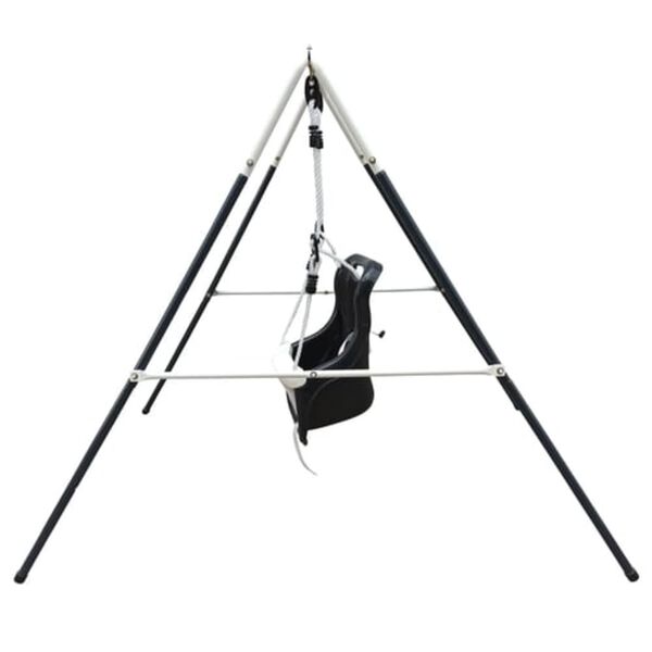 AXI Baby Swing with Seat Metal 146x94x118 cm Anthracite and Cream