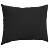 vidaXL Sofa Pillows 2 pcs Black 70 x 50 cm Fabric