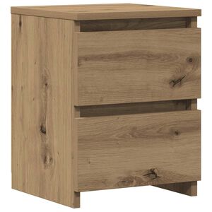 vidaXL Bedside Cabinet Artisan Oak 30x30x40 cm Engineered Wood