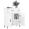 vidaXL Sideboard High Gloss White 69.5x34x90 cm Engineered Wood