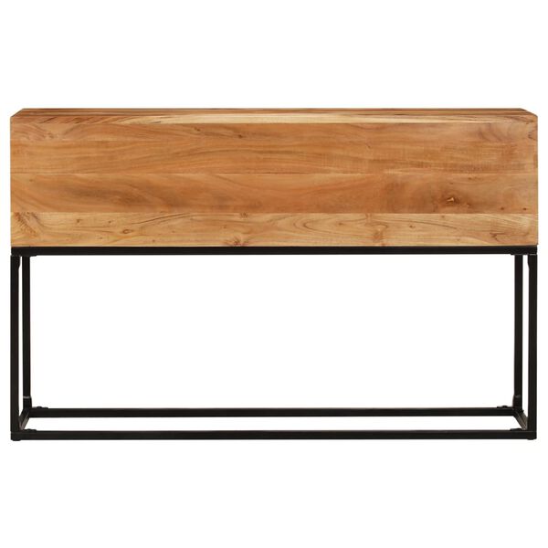 vidaXL Console Table 120x30x75 cm Solid Acacia Wood