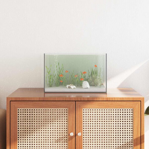 vidaXL Aquarium with Storage Transparent 40 x 25 x 25 cm Glass