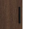vidaXL Bathroom Cabinet Wall-mounted Brown Oak 30 x 31.5 x 61 cm