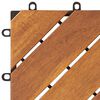 vidaXL Decking Tile 10 pcs Brown 30 x 30 cm Acacia Hardwood