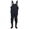 vidaXL Chest Waders with Boots Black Size 42