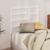 vidaXL Bed Headboard White 106x4x104 cm Solid Wood Pine