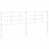 vidaXL Metal Replace Headboard White 193 cm