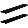 vidaXL Window Sills 2 pcs&nbsp;Dark Brown 110x15x2 cm Solid Wood Oak