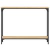 vidaXL Console Table Sonoma Oak 100x22.5x75 cm Engineered Wood