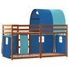 vidaXL Bunk Bed without Mattress Blue 90x190 cm Single Solid Wood Pine