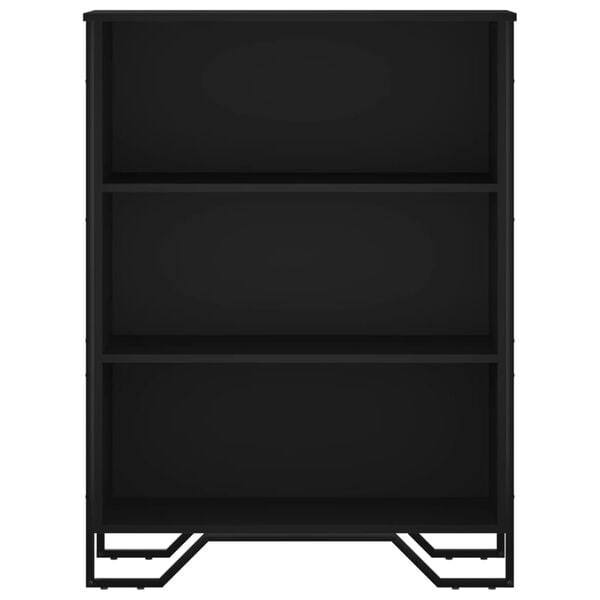 vidaXL Bookcase Black 80x31x106 cm Engineered Wood
