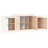 vidaXL Sideboard White 164x37x68 cm Solid Wood Pine
