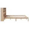 vidaXL Bookcase Bed without Mattress 200x200 cm Solid Wood Pine