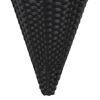 vidaXL Hanging Flower Baskets 2 pcs Poly Rattan Black