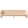 vidaXL Pull-out Day Bed Brown 203.5 x 184 x 56.5 cm Solid Pine Wood