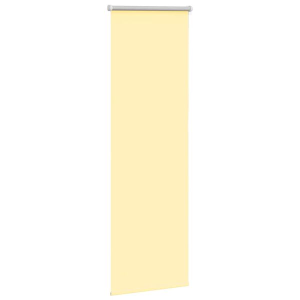 vidaXL Roller Blind Blackout Yellow 55x175 cm Fabric Width 50.7 cm Polyester