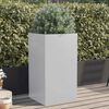 vidaXL Planter Silver 42x38x75 cm Galvanised Steel