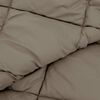 vidaXL Winter Duvet Light Grey 220 x 135 cm Microfiber