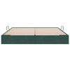 vidaXL Storage Bed with Mattress Dark Green 180 x 200 cm Velvet