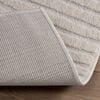 vidaXL Area Rugs Square HUARTE Cream 240 x 240 cm Polyester