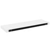 vidaXL Floating Wall Shelf High Gloss White 80x23.5x3.8 cm MDF