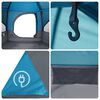 vidaXL Cabin Tent with Roof Blue and Grey 333 x 317 x 194 cm