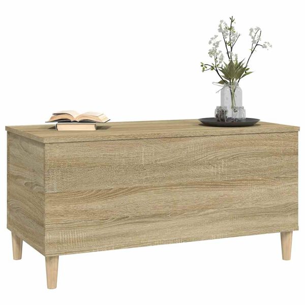 vidaXL Coffee Table Sonoma Oak 90x44.5x45 cm Engineered Wood