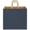 vidaXL Paper Bags 250 pcs with Handles Blue 32x22x28 cm