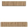 vidaXL TV Cabinet Set Wall-mounted 5 pcs Artisan Oak Engineered Wood
