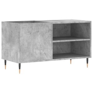 vidaXL Record Cabinet Concrete Grey 85x38x48 cm Engineered Wood