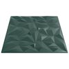 vidaXL Wall Panels 48 pcs Green 50x50 cm XPS 12 m² Amethyst
