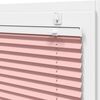 vidaXL Pleated Blind Pink 45x200 cm Fabric Width 44.4 cm Polyester