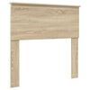 vidaXL Bed Frame with Headboard Sonoma Oak 90 x 190 cm Engineered Wood