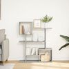 vidaXL Room Divider Bookcase Grey Sonoma 92x29x112 cm Engineered Wood