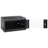 vidaXL Network Cabinet with Storage Black 53 x 45 x 30 cm Steel