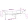vidaXL Day Bed without Mattress Black Solid Wood Pine 90x190 cm Single
