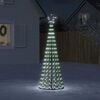 vidaXL LED Christmas Tree 275 LEDs Cold White 180 cm