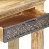 vidaXL Console Table with Drawers 120x35x75 cm Solid Mango Wood