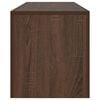 vidaXL TV Cabinet with LED Lights Brown Oak 140x36.5x40 cm