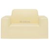 vidaXL Stretch Couch Slipcover Cream Polyester Jersey