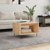 vidaXL Coffee Table Sonoma Oak 60x50x40 cm Engineered Wood