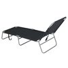 Bo-Camp Camping Sunlounger Grey
