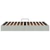 vidaXL Storage Bed with Mattress Light Grey 120 x 200 cm Velvet