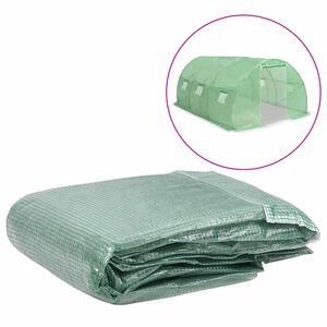 vidaXL Greenhouse Replacement Cover (13,5 m&sup2;) 300x450x200 cm Green