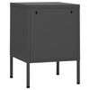vidaXL Nightstands 2 pcs Anthracite 35x35x51 cm Steel