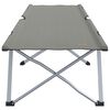 vidaXL Folding Camping Bed Folding Grey 62 x 194 x 42 cm Oxford fabric