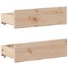 vidaXL Bed Frame without Mattress with Headboard 160x200 cm Solid Wood Pine