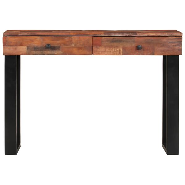 vidaXL Console Table 110x30x76 cm Solid Reclaimed Wood