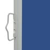 vidaXL Patio Retractable Side Awning 140 x 300 cm Blue